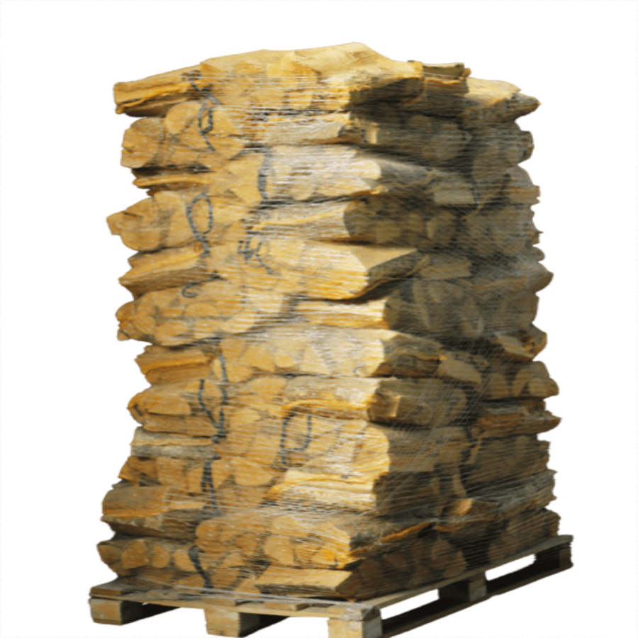 Lenha Giant Flames - 88 sacos de rede, corte de 25 cm