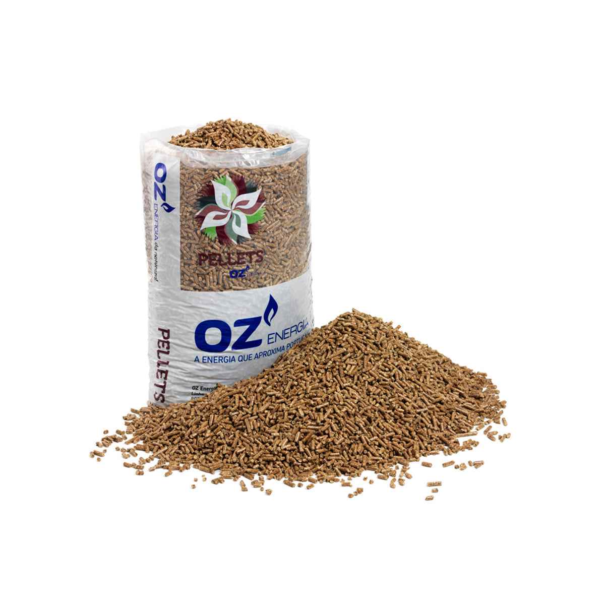 Pellets de Madeira OZ Energia – Palete Premium