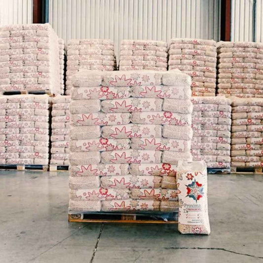 Pellets de Madeira Proxima Star – Palete com 66 sacos de 15 kg
