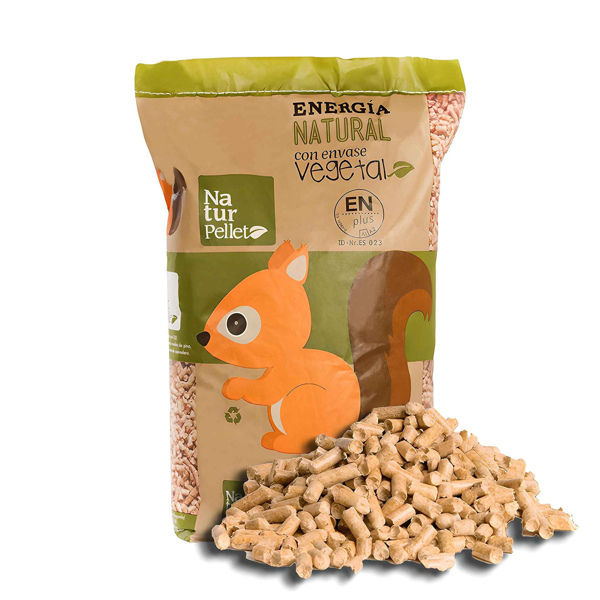 Pellets de Madeira Naturpellet – Palete de 35 Sacos de 15 kg