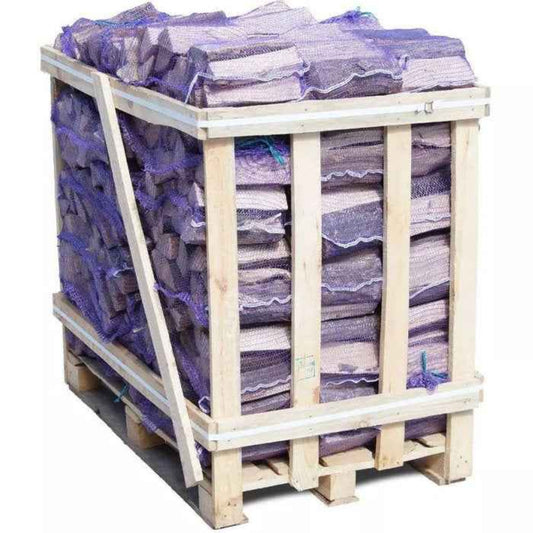Lenha de Faia em Sacos – Palete de 540 kg, Corte 28 cm