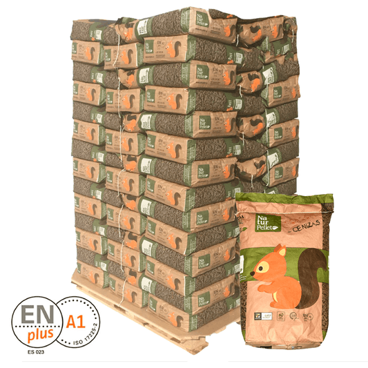 Pellets de Madeira Naturpellet – Palete de 70 Sacos de 15 kg