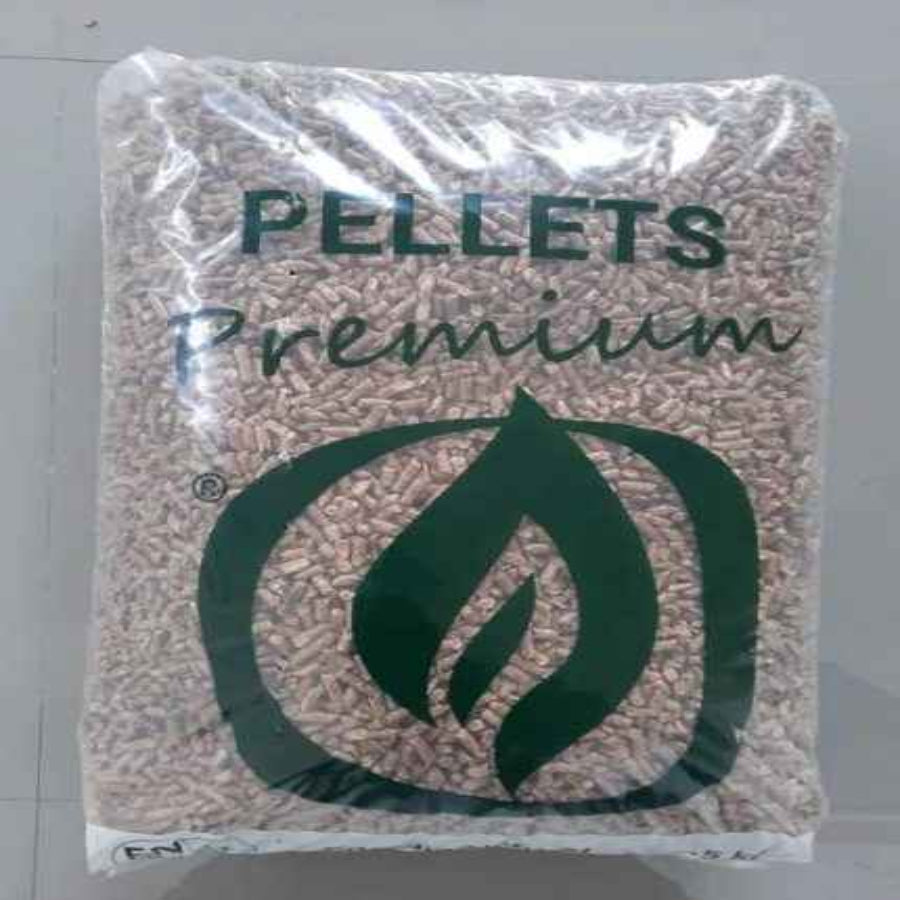 Pellets de Madeira Premium – Palete de 100 Sacos de 15 kg