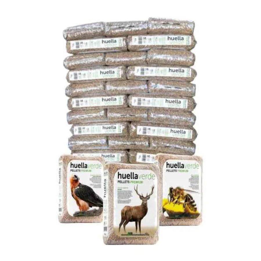 Pellets de Madeira Ecológica – Palete de 77 Sacos de 15 kg