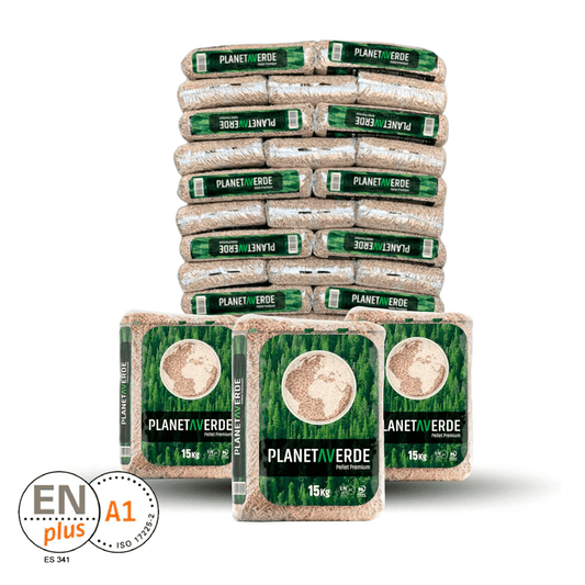 Pellets de Madeira Green Planet – Palete de 77 Sacos de 15 kg